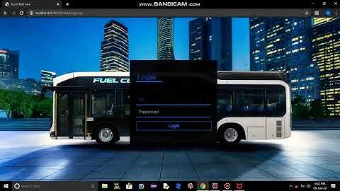 Mini project of bus management system