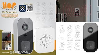 Bel Rumah Smart Doorbell M1 Wireless Wifi APP Bell Pintu Intercom HD