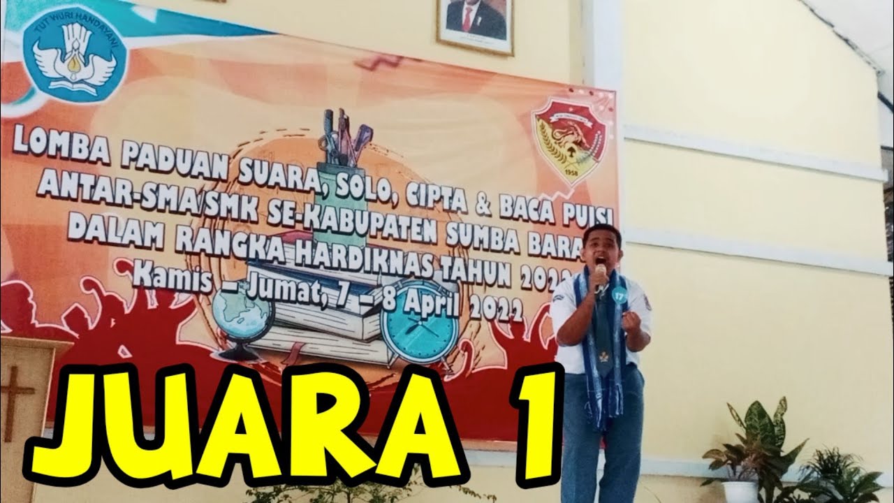 ORO MILA ATE - Kun Mally cover by Ariel | JUARA 1 LOMBA SOLO ANTARA SMA DI SUMBA BARAT