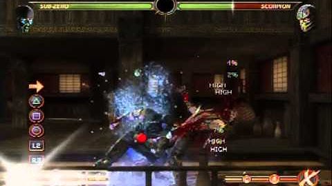 MK9- Sub Zero 53% Damage X-RAY Combo
