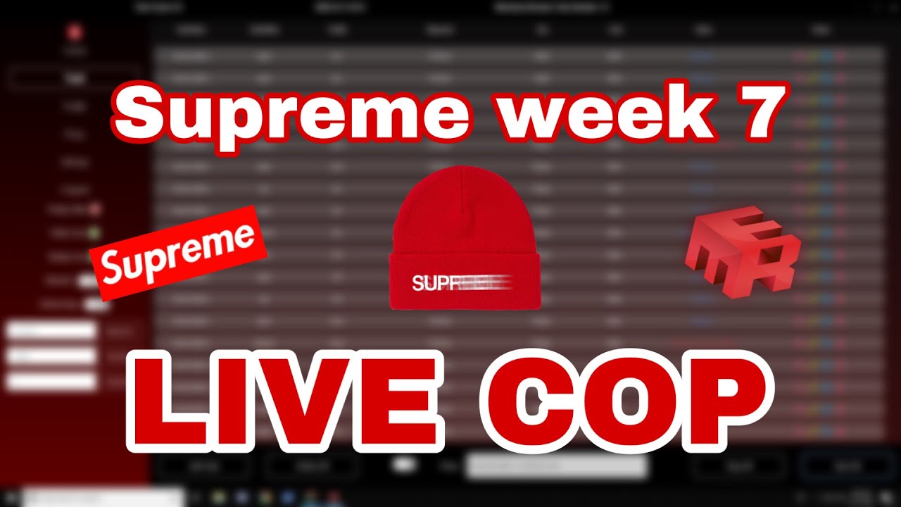 Supreme Week 7 LIVE COP (MEKPREME) YouTube