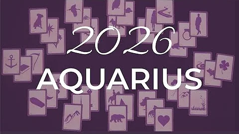 AQUARIUS 2026 ANNUAL ASTROCLOCK | Lenormand Forecast | Sun & Rising Sign Predictions