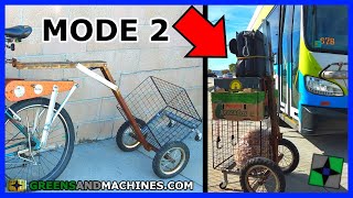 Bus-Friendly Folding Bike Trailer
Admittedly, this isnt the most stable trailer design due to its narrowness (as we discover in the sequel video going to LA Wholesale Produce Market: https://www.youtube.com/watch?v=xuUB9PdblGU ), but at low enough speeds, it makes a handy last-mile cargo carrying companion. The dolly mode does work quite spectacularly though.
Subscribe to Greens and Machines for more Gardening, Machining, and other DIY videos.
Credits to DJ Petesake for the music in this video. Visit his Soundcloud to download the soundtrack:
https://soundcloud.com/djpetesake/sets/greens-and-machines-soundtrack
Visit https://www.greensandmachines.com for more Bus-Friendly Folding Bike Trailer