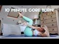 10 Minute Ab Workout // Intermediate Core Burn // No Equipment