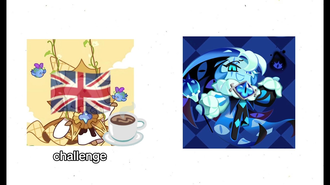 Shadow milk being British (cookie run kingdom) 
