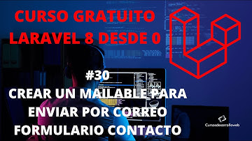 #30 Mailable con Markdown para enviar formulario de contacto por email - Curso Laravel 8 gratis