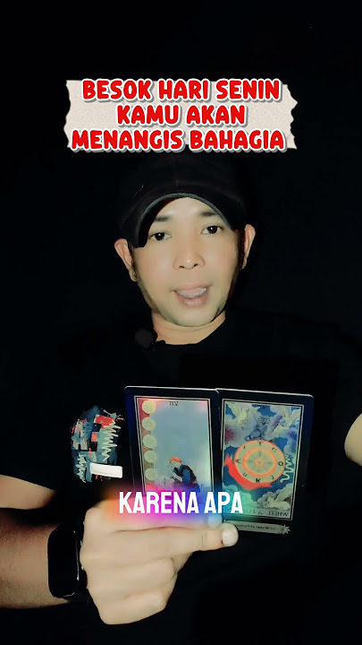 Besok hari Senin kamu akan menangis bahagia #shortvideo #tarot #ridwan8623