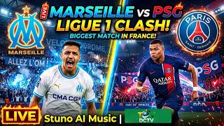 🔴 LIVE | MARSEILLE vs PSG | LIGUE 1 | LE CLASSIQUE ⚽🔥