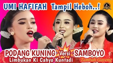 UMI HAFIFAH (Ratu Podang Kuning) Tampil Cantik, Bawakan Tembang: PODANG KUNING Versi SAMBOYO - 2024!