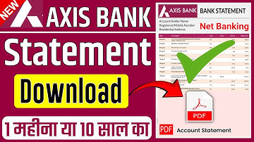 How To Download Online Axis Bank Statement || Axis Bank Statement Kaise Nikale 2025 || @ssmsmarttech