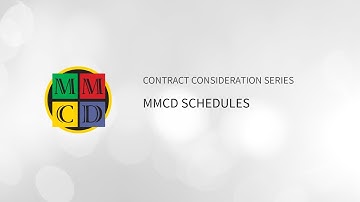 MMCD Schedules