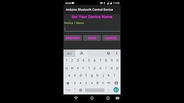 Android App demo for Arduino based home automation using bluetooth