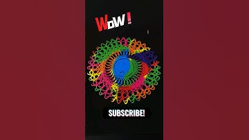 Beautiful Flower Spirograph Pattern! 😍 #shorts #spirograph #youtubeshorts