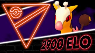 ALMOST TO 2900 ELO! Shadow Girafarig climbs to rank 100 in the world | GO Battle League