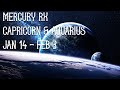 Mercury Retrograde in Aquarius &amp; Capricorn | JAN 14 - FEB 3 | Looking Back Decisively