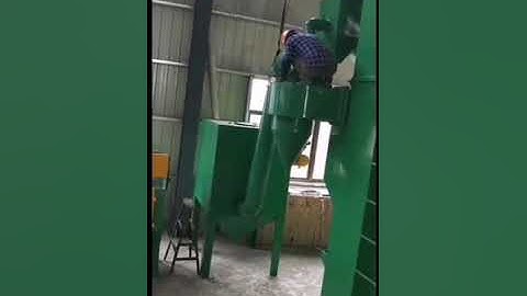 installation of hook type shot blasting machine