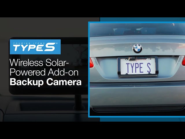 TYPE S Add-On Wireless & Solar Powered HD Parking Camera
