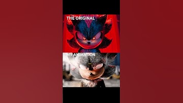 Recreating the shadow the hedgehog scene from the sonic movie in blender 3D #cgi #3danimation #sonic