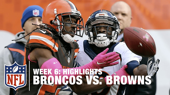 Broncos vs. Browns | Week 6 Highlights | NFL