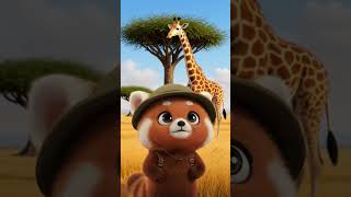 Giraffes have long necks! Why? #LearnOnYouTube #KidsLearning #FunFacts #CuriousKids #Nimlu #giraffe
