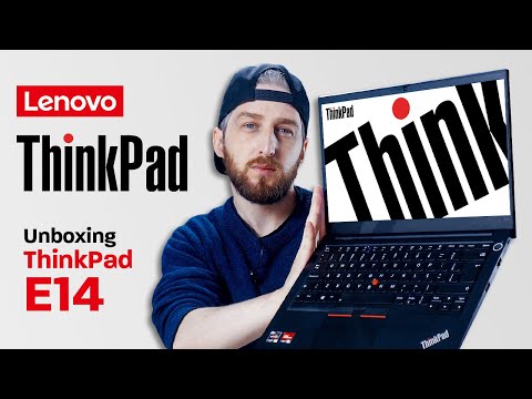 Unboxing Notebook LENOVO ThinkPad E14 profissional 💻 indicado para empresas / Bom para trabalho 2022