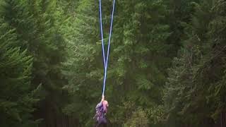 Ledge Swing self-release 500m above Queenstown