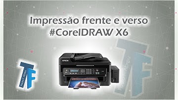 Impressão frente e verso - CorelDRAW X6