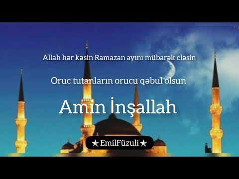 Status üçün video-Ramazan ayınız mübarək-Ramazan ayına özəl