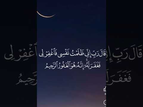 بصوت يلامس القلوب يرتل الشيخ محمود على البنا قال ربى انى ظلمت نفسى فاغفر لى من سورة القصص