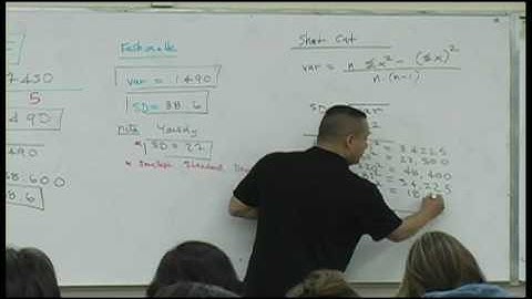 Daniel Judge- Statistics Lecture 3 (part 5)