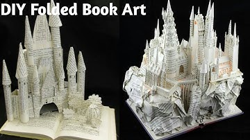 Folded Book Art ideas || DIY Folded Book