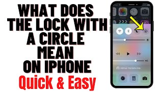 Download Lagu WHAT DOES THE LOCK WITH A CIRCLE MEAN ON IPHONE MP3