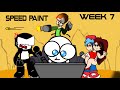 [FNF] Fridaynightfunkin week 7 //speed-paint//