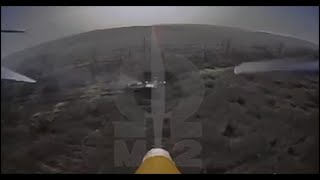 Ukrainian SF knocks out russian AFV using a racing kamikadze drones!