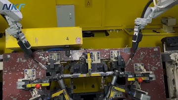 Our designed and produced 500KG payload three-axis horizontal positioner and fixture.