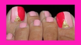 Easy Pedicure Nail Art - Как сделать МОДНЫЙ педикюр