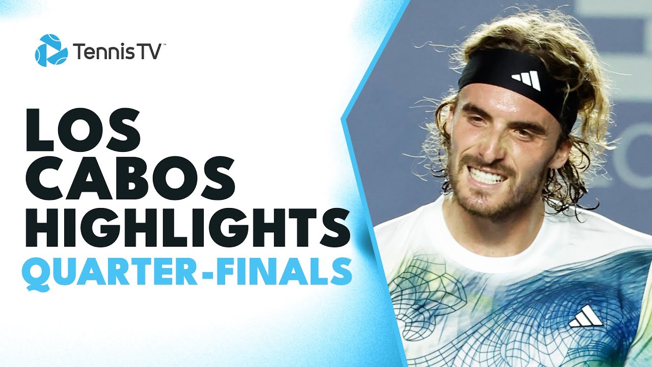 De Minaur Battles Paul; Tsitsipas and Coric Feature Los Cabos Quarter-Finals Highlights