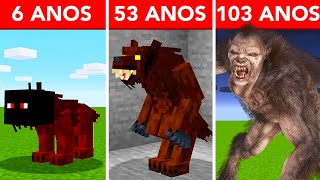 SOBREVIVENDO 103 ANOS COMO UM LOBISOMEM NO MINECRAFT