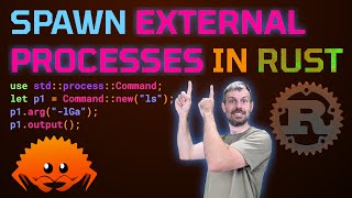 Spawn External Processes with Rust Standard Library 🦀 Rust Programming Tutorial for Developers