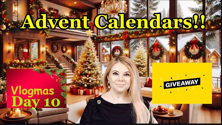 VLOGMAS Day 10! BIGGEST ADVENT CALENDAR UNBOXING! GIVEAWAY! #beauty #giveaway