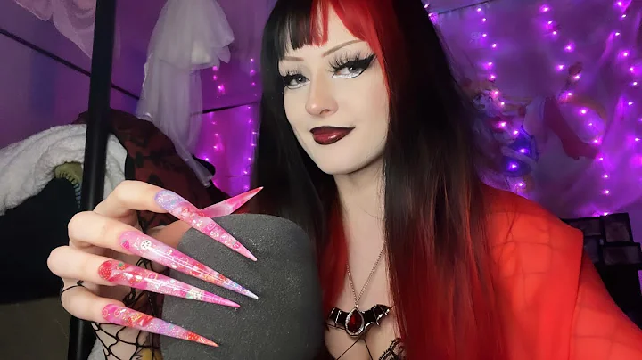 ASMR// NEGATIVE ENERGY PLUCKING & POSITIVE AFFIRMATIONS ✨ FT. LONG NAIL TAPPING