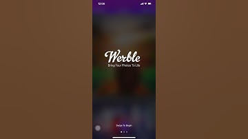 Werble animation iOS device