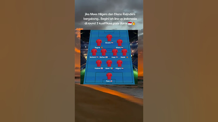 Prediksi line up setelah bergabung nya Mees Hilgers dan Eliano Reijnders ke timnas Indonesia.