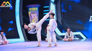 [Siêu Tài Năng Nhí Tập 7] MÃN NHÃN trước màn đấu đối kháng căng đét giữa 2 top 10 môn Taekwondo