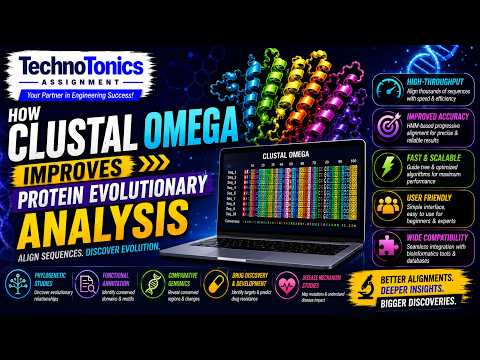 Multiple Sequence Alignment for Protein Evolution | Clustal Omega | Technotonics