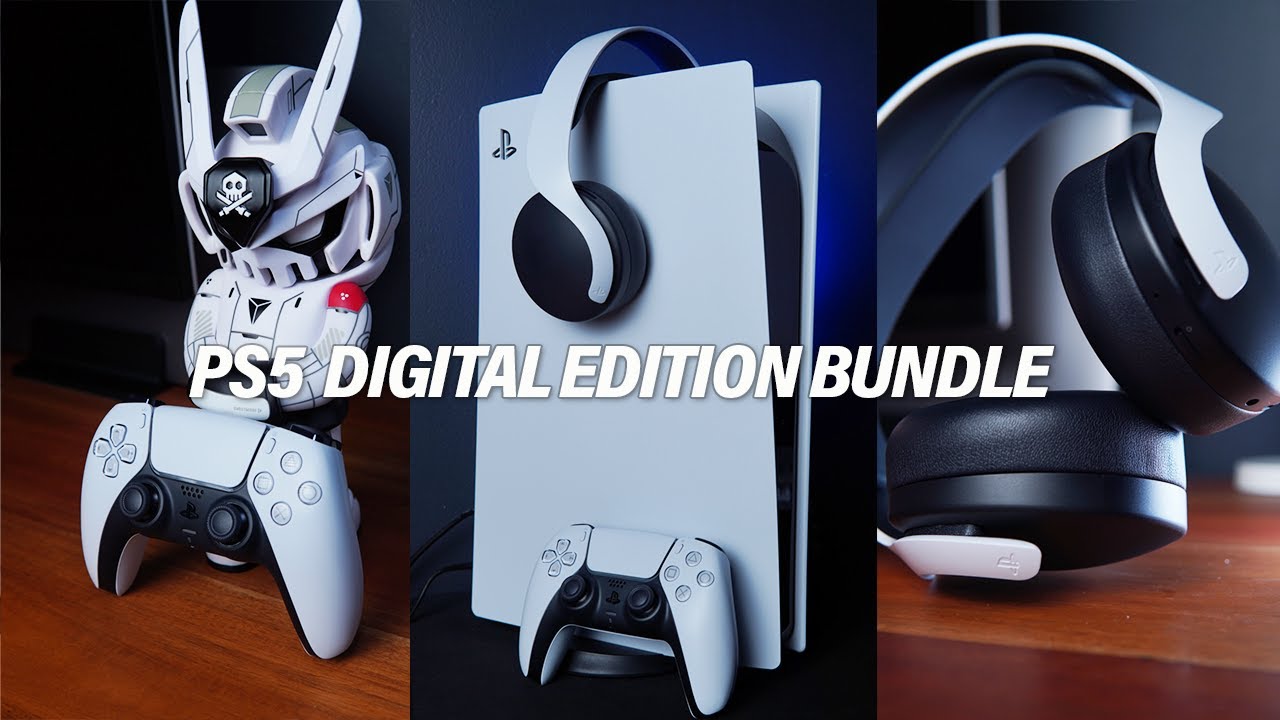 Unboxing PS5 Digital Edition, Pulse 3d, Dual Sense Wireless Controller - NBA 2k22 Jumpstart Bundle