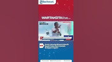 Rocky Gerung Bicara Polemik Ijazah Palsu dan Fufufafa di depan Kapolri