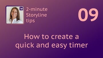 2-minute Storyline tips: How to create a quick and easy timer