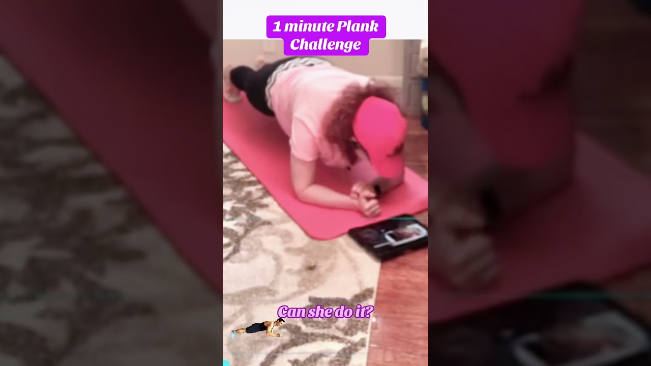 1 Minute Plank Challenge 🔥 Can Rockin Coach Amy Hold It?