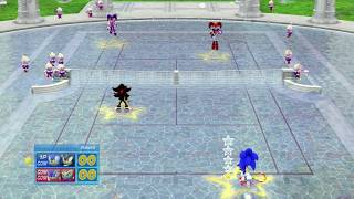 Sega Superstars Tennis (PS3) Doubles Match: Sonic & Shadow Vs NiGHTS & Reala (Hard)